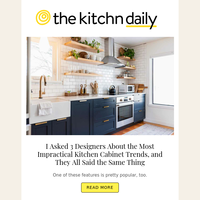 I Asked 3 Designers About the Most Impractical Kitchen Cabinet Trends, Gayle King’s “Favorite” Pillsbury Biscuit Hack Is So Delicious & More from The Kitchn