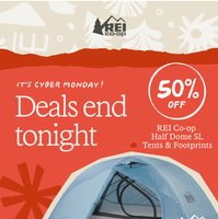 Cyber Monday! Up to 50% off handpicked REI Co-op brand gear & clothing