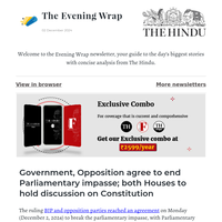 The Evening Wrap: Government, Opposition agree to end Parliamentary impasse