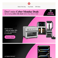 😮 Cyber Monday stacking deal on small appliances & cookware.