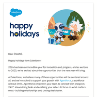 Holiday Greetings from Salesforce