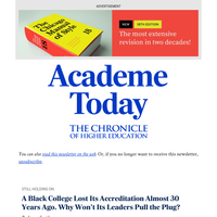 Academe Today: A Black college lost its accreditation almost 30 years ago. Why won’t its leaders pull the plug?