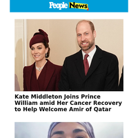 Kate Middleton joins Prince William amid cancer recovery to welcome Amir of Qatar