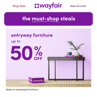 ENTRYWAY FURNITURE up to 50% OFF ➡️