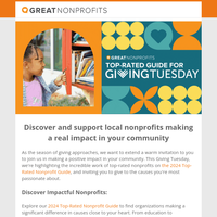 🧡 Giving Tuesday: Support Your Local Nonprofits Today!