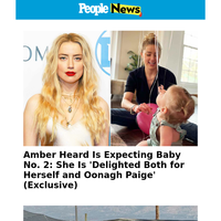 Amber Heard is expecting baby no. 2: she is 'delighted both for herself and Oonagh Paige' (Exclusive)