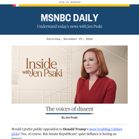 Jen Psaki: The Senate's quiet defiance