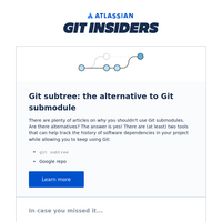 Git subtree: the alternative to Git submodule