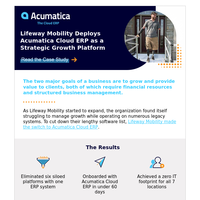 Learn how one company eliminated their IT footprint with Acumatica ERP