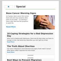 Bone Cancer Warning Signs