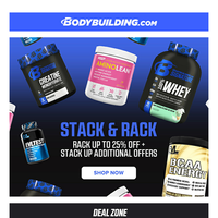 Up to 25% Off + Additional 15% Off Pre-Workout!