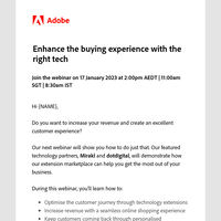 [Webinar] Ignite your revenue growth with Adobe Commerce