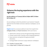 [Webinar] Unlock your business' potential with Adobe Commerce