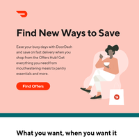 Find new ways to save with DoorDash