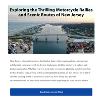 Motorcycle Routes & Events in NJ and Maine | Bikers Den Newsletter | June 2023