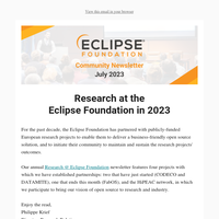 🌒 Research @ Eclipse in 2023