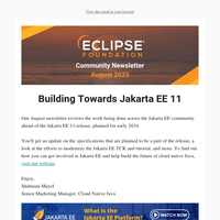 🌒 Eclipse Foundation Community Newsletter - August