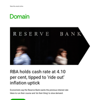 RBA holds the cash rate at 4.10 per cent