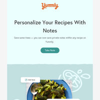 New: Add a note to any recipe 📝