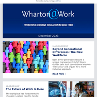 Wharton@Work December 2023