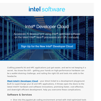 CodeProject | Offers - Why Wait? Sign Up Now for Intel® Developer Cloud