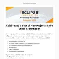 🌒 Celebrating a Year of New Projects at the Eclipse Foundation