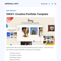 🆕 Introducing Sway - Our New Creative Portfolio Joomla Template