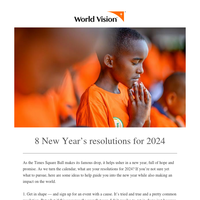 8 New Year's resolutions for 2024