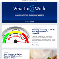 Wharton@Work March 2024